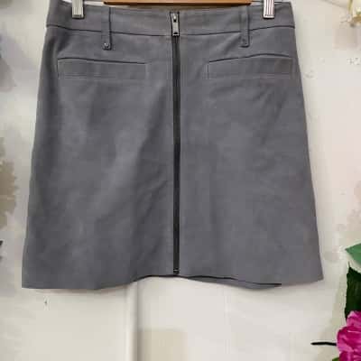 Reiss Womens  Size 10 Mini Skirt Grey 