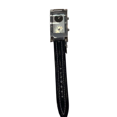 Quartz by Geneva Mens Two Dial Watch 