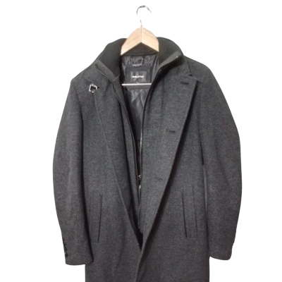 Politix Mens Size S Winter Coat Black  