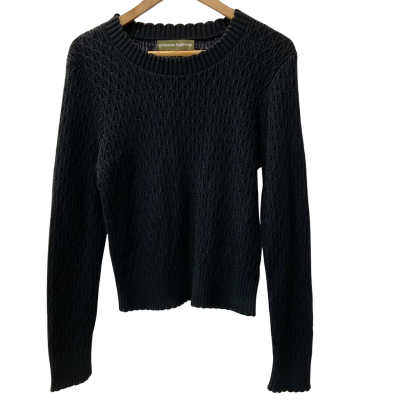 Princess Highway Women's Black Jumper Size 14