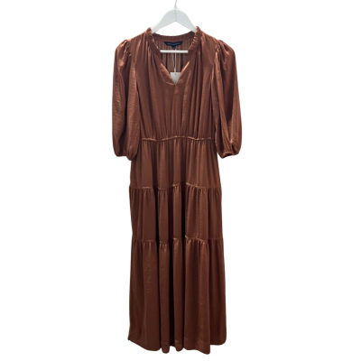 French Connection Women's Size 10 Cognac Maxi Dress