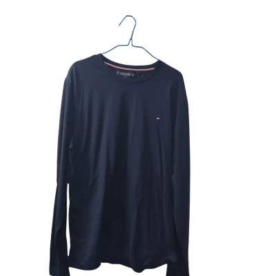 Tommy Hilfiger Men's Size XXL Long Sleeve Top Navy Blue 