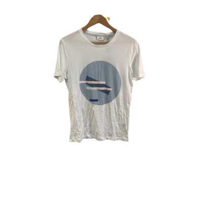 BNWT Saba Unisex  Size S White Printed T-Shirt