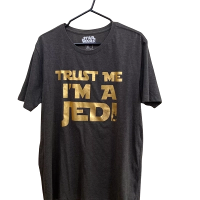 Star Wars Mens  Size XL Short Sleeve Shirt Grey 