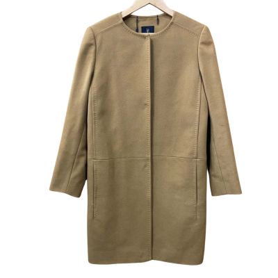 David Lawrence Tan Wool Coat Size 14