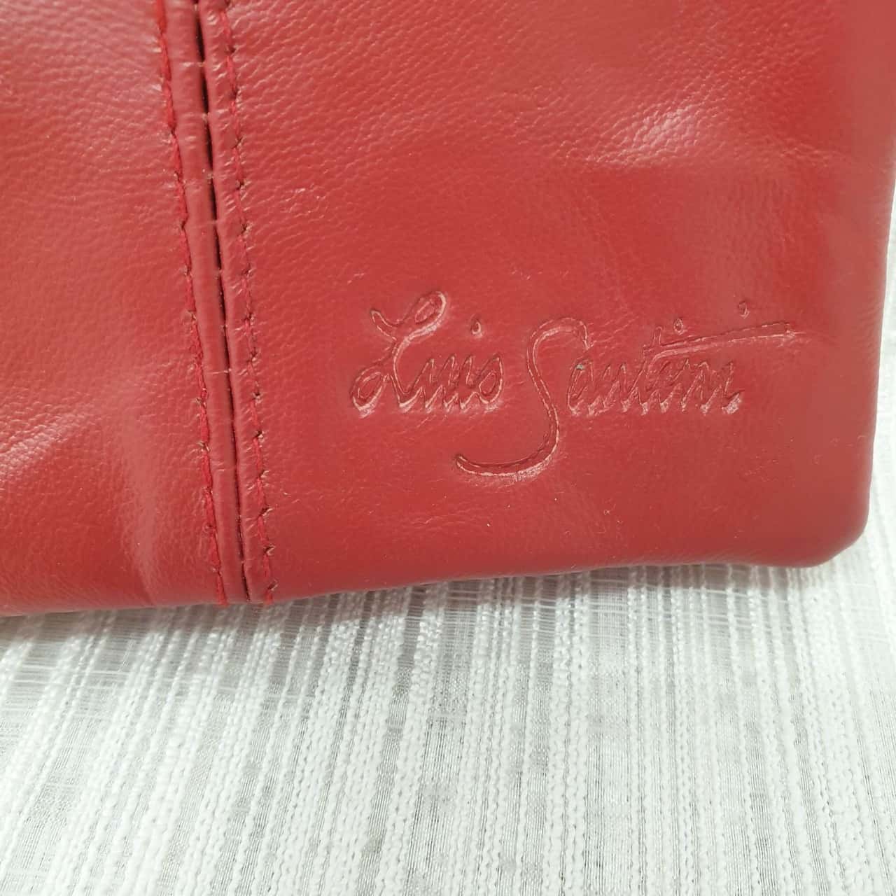 Satini Rave Luis Santini Gorgeous Small Red Leather Rave / City / Festival / Travel ...