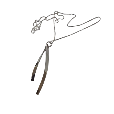 925 Silver Wishbone Pendant On Silver Chain