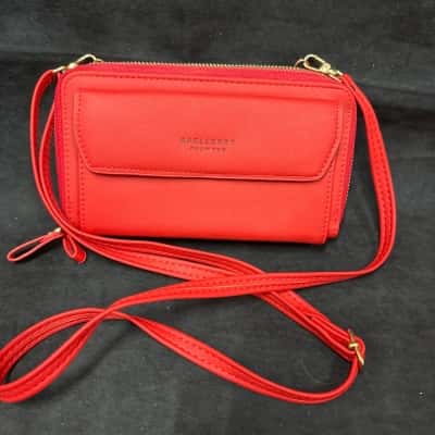  Women's Baellerry Show You Crossbody Wallet Red 