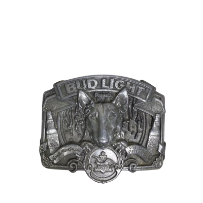 Vintage Budlight Belt Buckle by Bergamont Brass Works