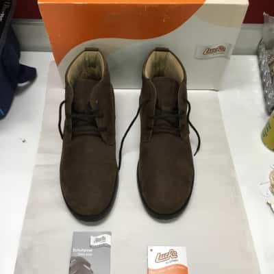 LucRo By Schein Kurt Men’s Orthopedic Suede Leather Size 47 Boots In Box