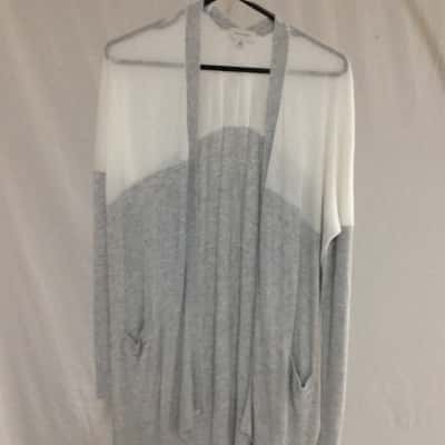 Witchery Womens  Size S Open Jacket Grey / White 