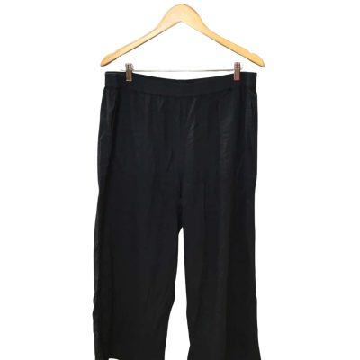 Virtuelle Women’s Size 16 Wide Leg Pants Navy Blue 