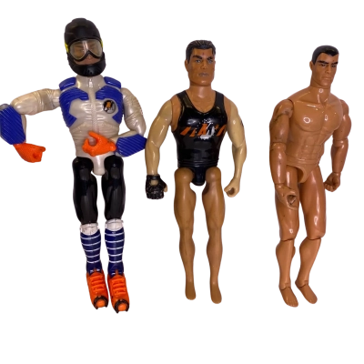 Set of 3 Hasbro Action Figures