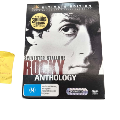 Ultimate Edition Sylvester Stallone Rocky Anthology 6 Disc DVD set 