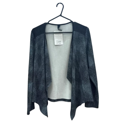 Motto Womens  Size 14 Jersey Sport Drape Jacket Blue 