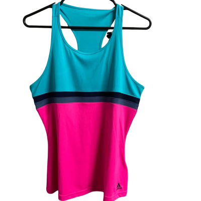 Womens Adidas Sleeveless Tank Hi - Res Aqua Size L