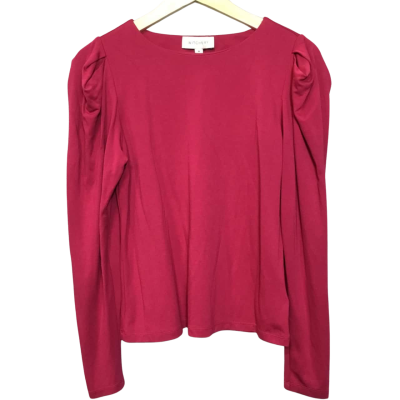 Witchery Women's  Size M Long Sleeve Fuchsia Top