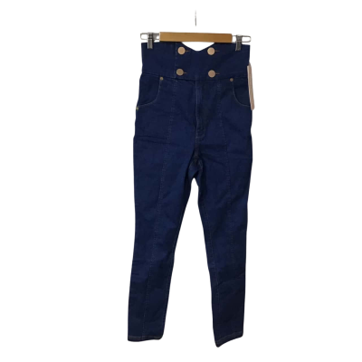 Alice McCall Womens Size 10 Indigo Blue Denim Jadore High Waisted Jeans (new) 