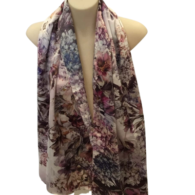 Trent Nathan Womens Cream / Floral scarf