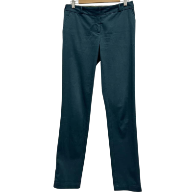 Anna Thomas Womens  Size 8 Straight Leg Pants Teal 