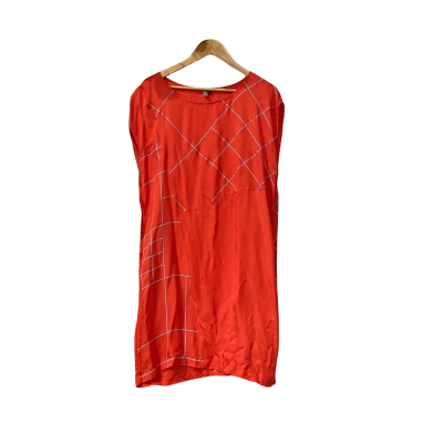 ELK Womens  Size 10 Shift Dress Orange 