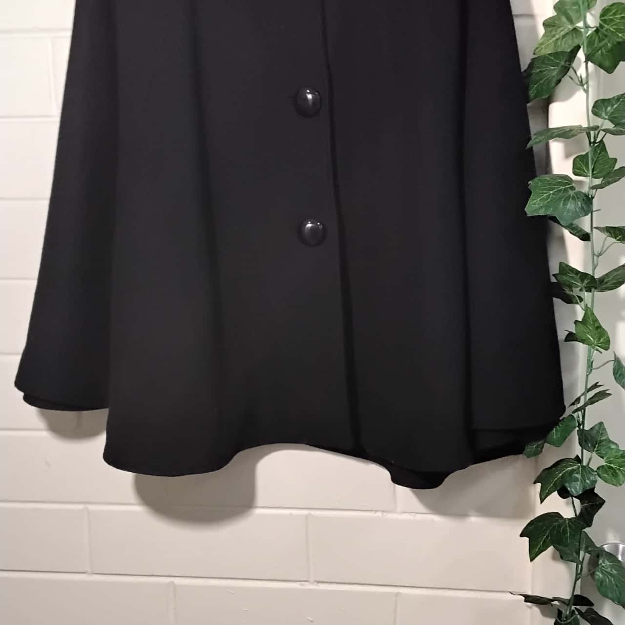 size 18 black coat