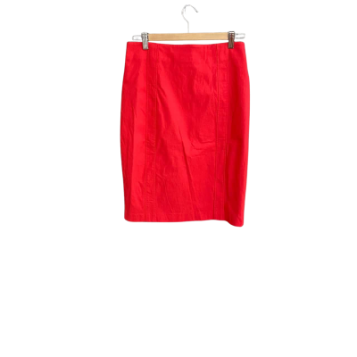 Jacqui-E Womens  Size 12 Pencil Skirt Red 