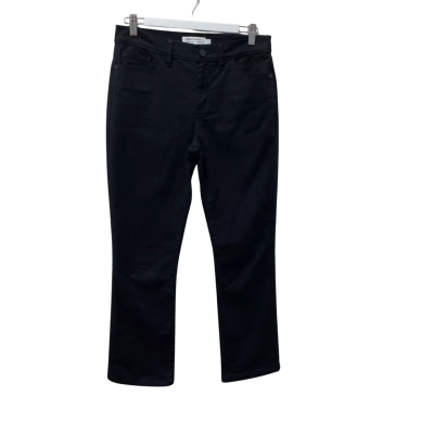 Sportscraft Womens  Size 8 Straight Leg Pants Black  98% Cotton