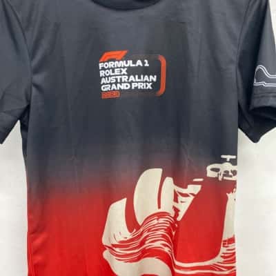 F1 Australian Grand Prix Kids  Size 10 Sport Top Black  / Red 