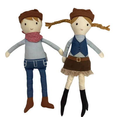 Nana Huchy Cash and Clancy Dolls 