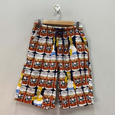 Peter Alexander Mens “The Simpsons” Duff Beer Panama Size XS Other 