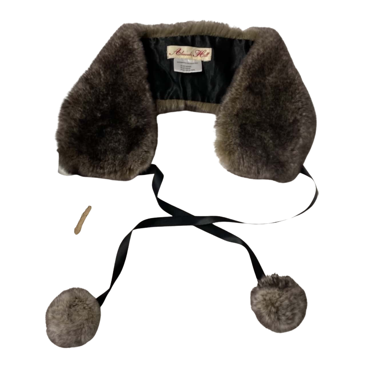 Alannah Hill Womens Size One Size Brown Rabbit Fur Collar (s)
