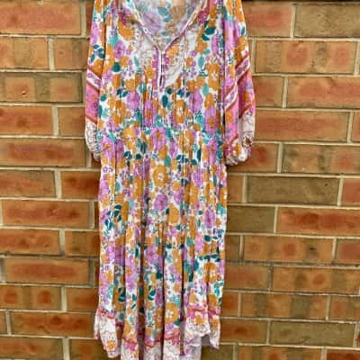 Jaase Womens Size 20 Midi Dress Floral 