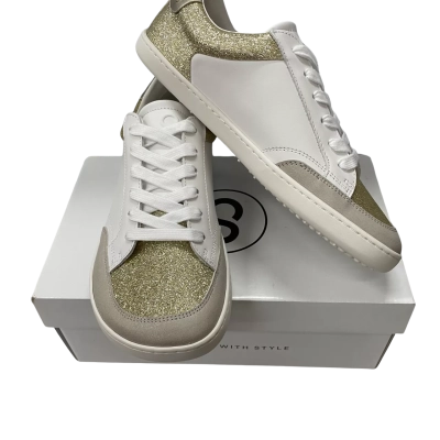 Shapen Womens  Size 40 Sneakers Gold / White 