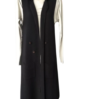 Blue Illusion Gilet Cardigan Black  - Medium BNWT - RRP $179.99
