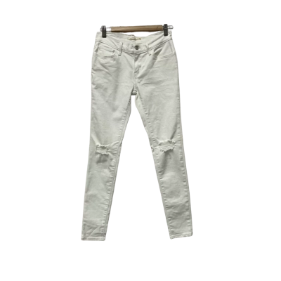 Levi's Womens  Size 27 710 Super Skinny Jeans White 