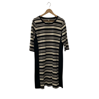 Yarra Trail Womens  Size XL Casual Dress Beige / Black  