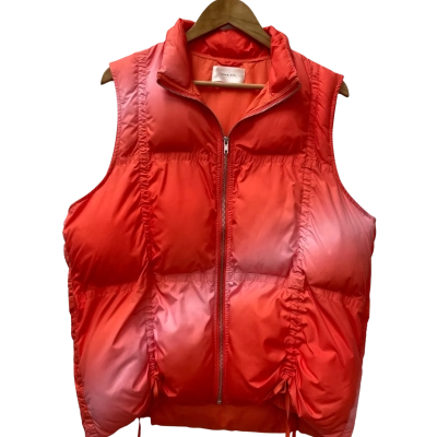 Hosbjerg Women's Donna Tamara Oversized Puffer Vest S Coral / Orange 