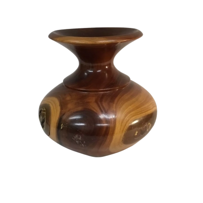 Hand Crafted Wild Cherry Vase Approx 17 x 17cm