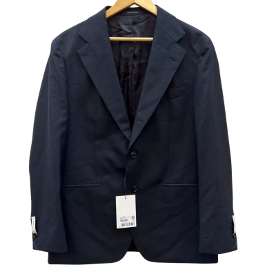 BNWT Suit Supply Mens Size 42 Navy Blue Wool Suit Jacket
