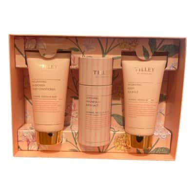 Tilley Les Belles Fleurs bath body pamper set 