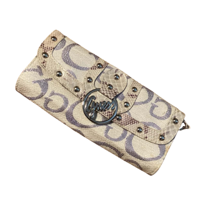 Guess purse/ small clutch bag Blue / Cream / Grey 