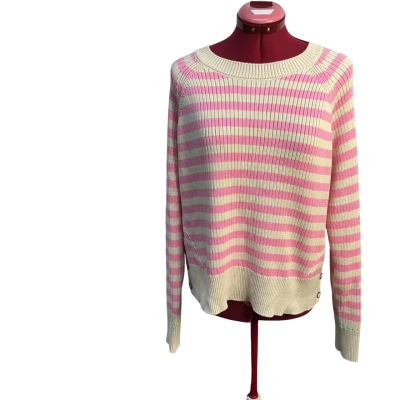 Alessandra Womens  Size L Jumper Cream / Pink  