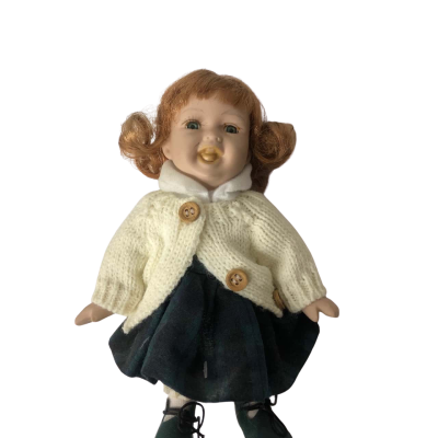 'Amy' Irish Doll on Metal Stand - VINTAGE