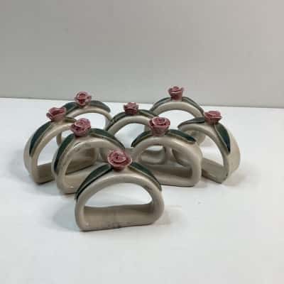 Antique Napkin Holders x 8