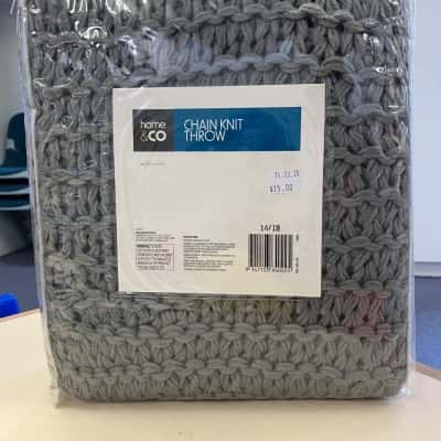 Chain Knit Throw Blanket