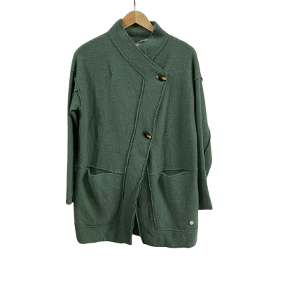 Yarra Trail Womens  Size S Wool Double Button Panelled Jacket Sage