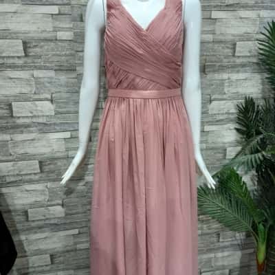 ForHer and ForHim Womens  Size 10 Bridesmaid Dress / Maxi Dress Other dusty pink