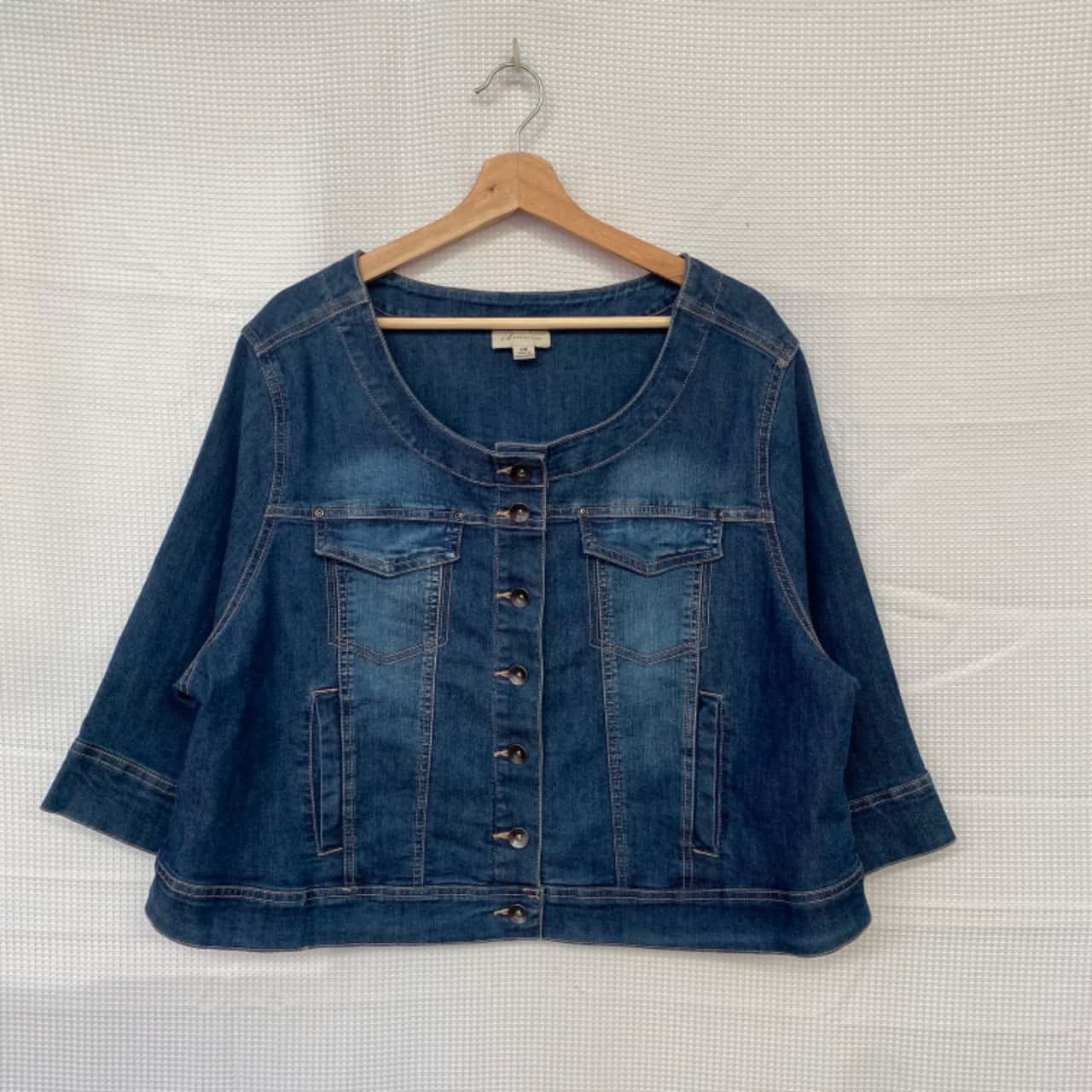 Autograph Womens Size 20 Denim Jacket Blue