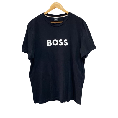BOSS Mens  Size S Short Sleeve Shirt Black  